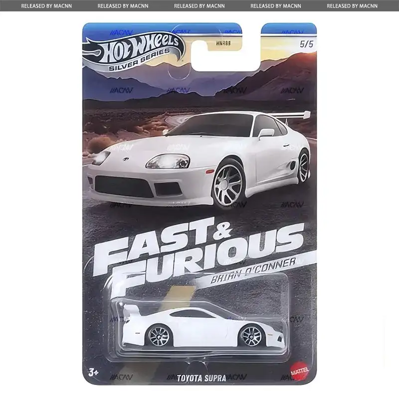 Hot Wheels Car Fast & Furious Themed Assortment 2025 Mix 1H - Brian O'Conner HNR88 H 1/64 Diecast Vehicle Model Cars Toys Boys