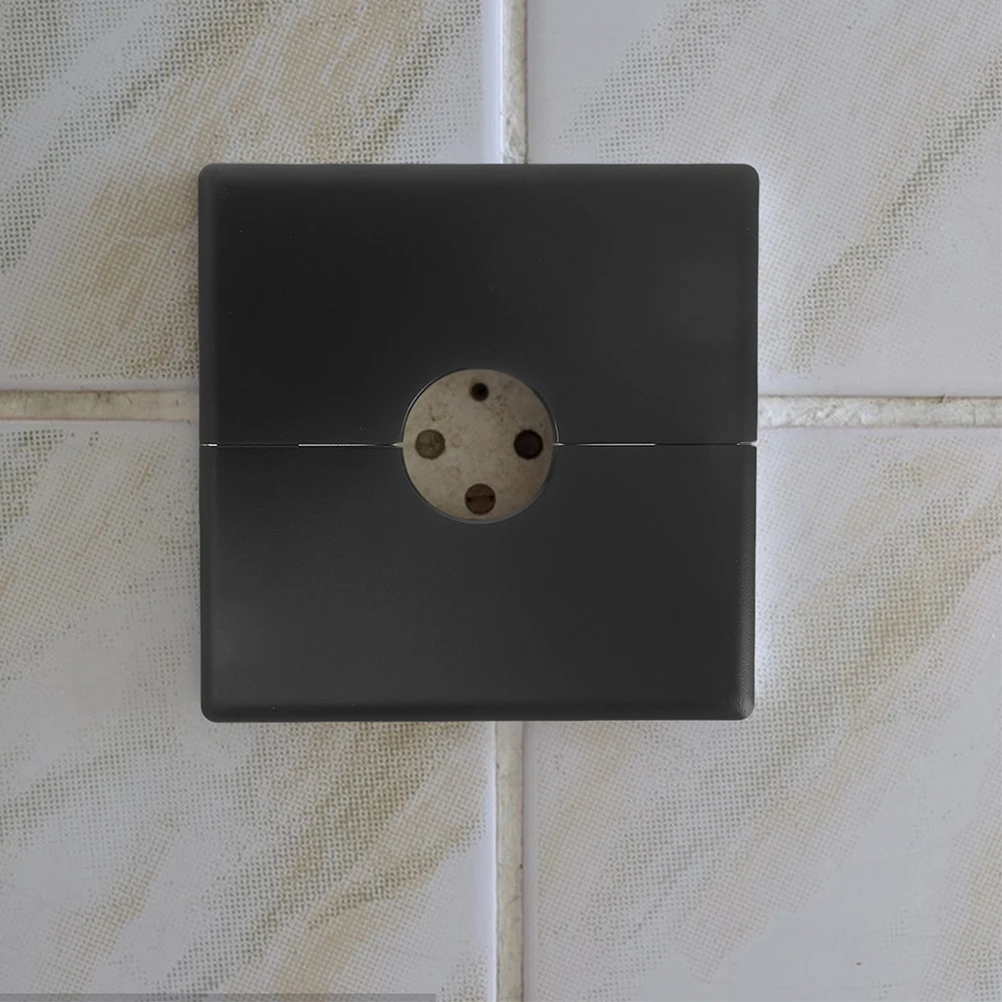 

4 Pcs Outlet Hole Panel Blank Switch Plate Covers Decorative Electrical Socket Plastic for Outlets