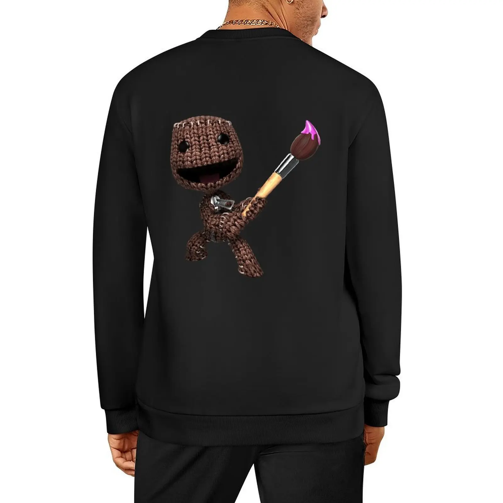 

LBP Sackboy Pullover korean style clothes autumn men clothing men clothes hooded sweatshirt for men