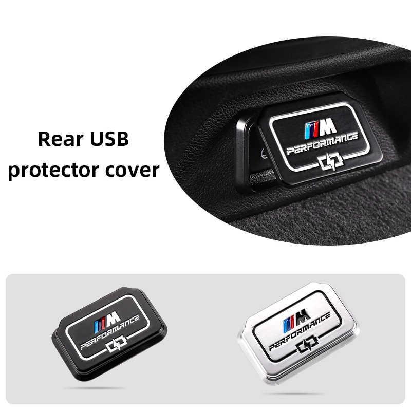 Car Interior USB Type-C Charging Interface Dust Cover For BMW M Performance F40 F44 G20 G30 G32 F48 F39 G01 G02 G07 X3 X4 X5 X7