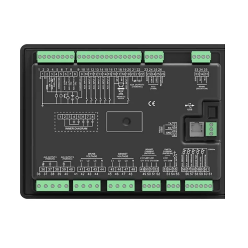 Generator Controller Module HGM9320MPU Genset Controller Compatible with LCD Compatible with SmartGen Genset Automation