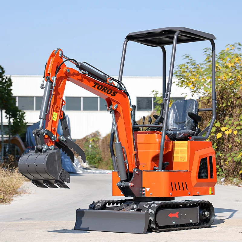 Fast delivery Customized 1 ton mini escavatore Custom Color Household Mini Excavator Low Price Recruit Agent small digger