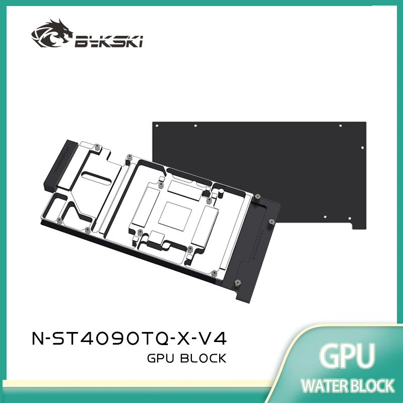 Bykski GPU Water Block for ZOTAC GAMING RTX 4090 Trinity /AMP EXtreme AIRO Video Card 0.3mm Jet Micro-waterway/ N-ST4090TQ-X-V4