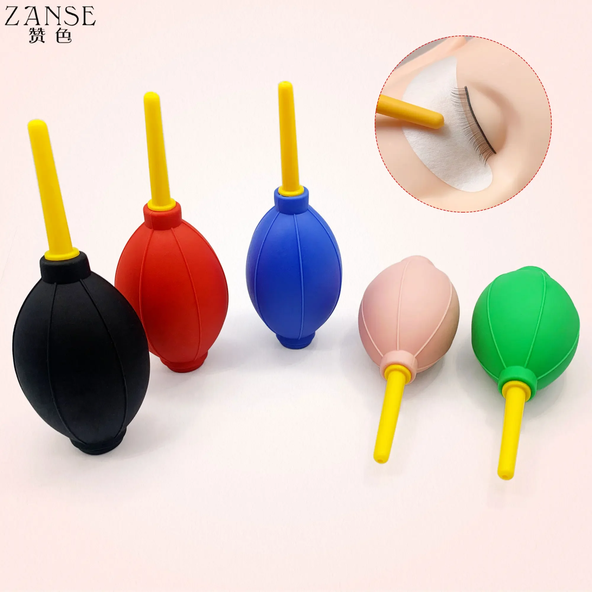 ZANSE Eyelash Dryer Silicon Air Blower for Eyelash Extensions Glue Ball Grafting Dry Blowing Balloons Eyelash Extension Supplies