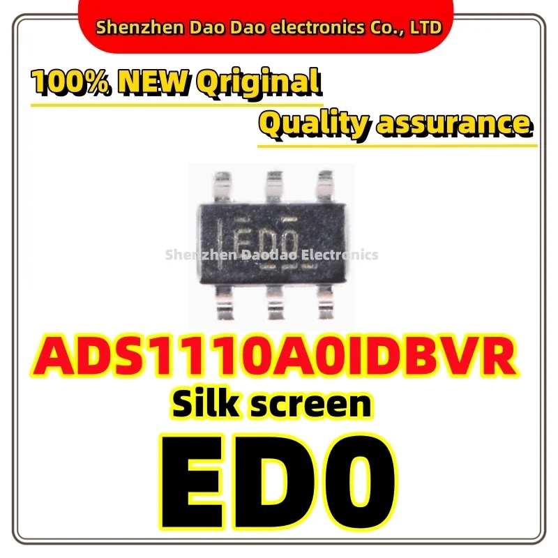 ADS1110A0IDBVR Silk screen ED0 SOT23-6 16 bit ADC chip ic new original