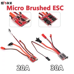 RC 20A 30A Micro Brushed ESC Electronic Speed Controller For 1/18 1/24 1/28 RC Car Mini Z Drift Car RC Boat Model Upgrade Parts