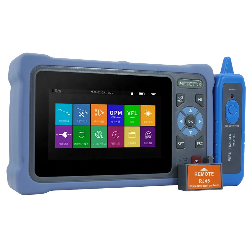 

12 in 1 MINi EXFO smart OTDR NK4000 SM 1310nm 1550nm 26/24dB 100KM distance OTDR VFL OLS OPM Event Map fiber optic mini otdr