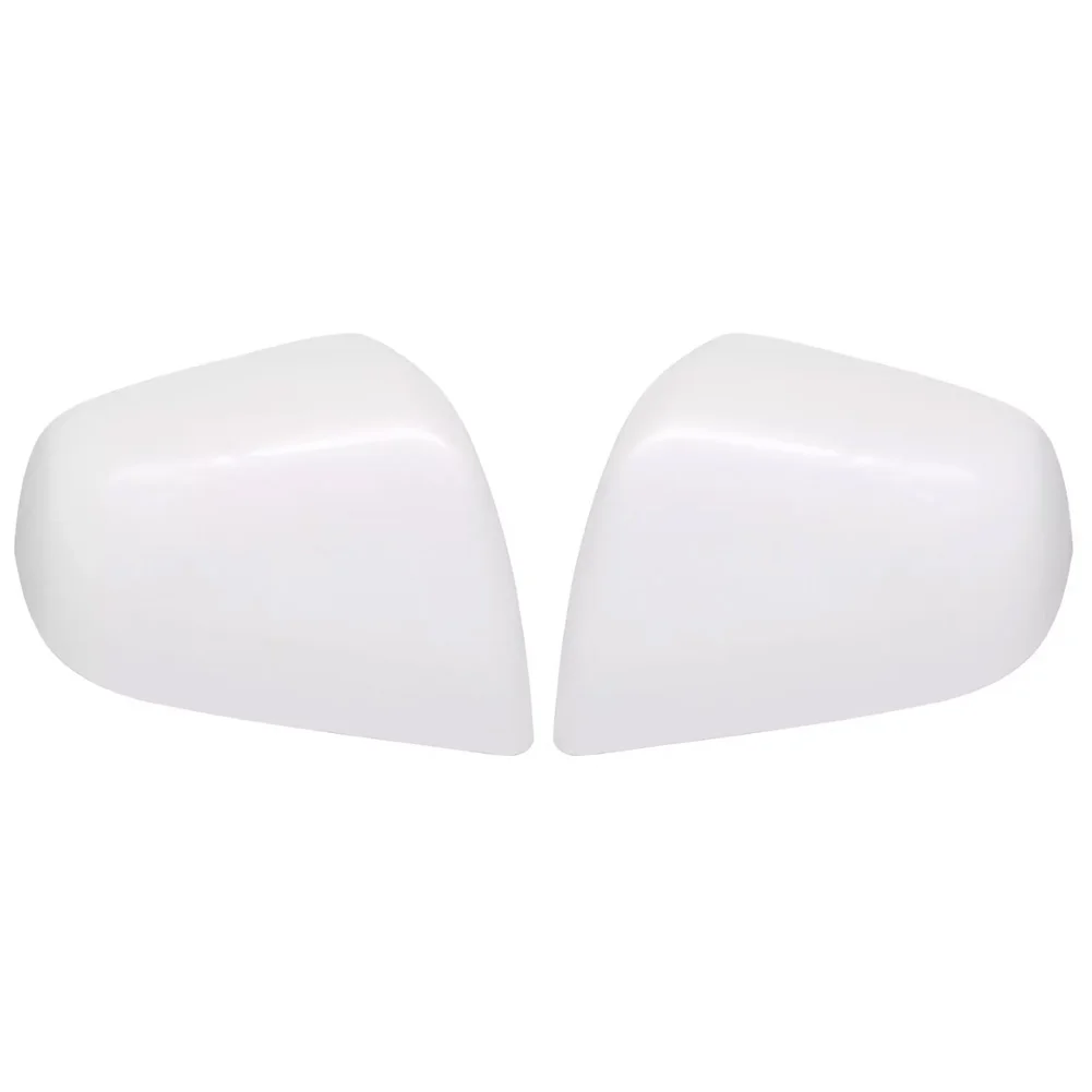 For Tesla Compatible Mirror Cover in Elegant Pearl White Color For the Years 2019 & 2018 With Easy Removal Options