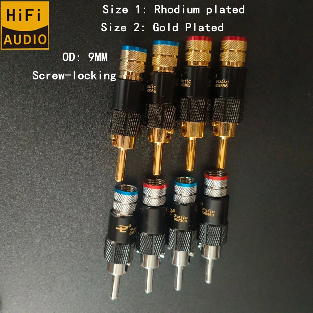 4 Stück High-End Neue Kupfer-Bananenstecker für Lautsprecherkabel, HiFi-Audio-Verstärker, CD-Player, DVD, VCD, Lautsprecherkabel-Verbinder – Detail 1