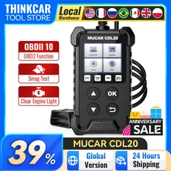 MUCAR CDL20 OBD2 Scanner Professional Auto Engine System Diagnostic Tool Lifetime Free Automotive DTC Lookup Code Reader