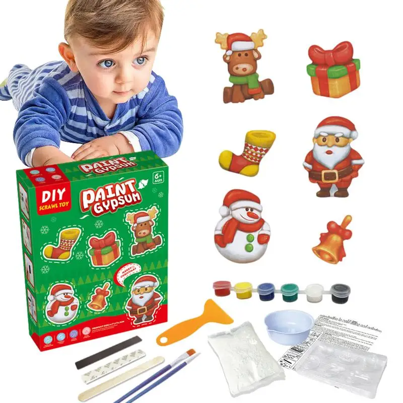 Plaster Painting Kit For Kids Mini Figure Paint Kit To Unleash Creativity Learn Color Combinations Kids Activities DIY Toys