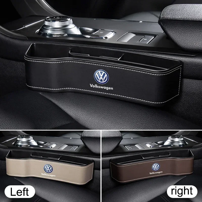 Car  For Volkswagen VW Car Seat Gap Storage Box For Volkswagen VW GTI Polo Golf Passat Tiguan Arteon Touareg Taigo Caddy Jetta B