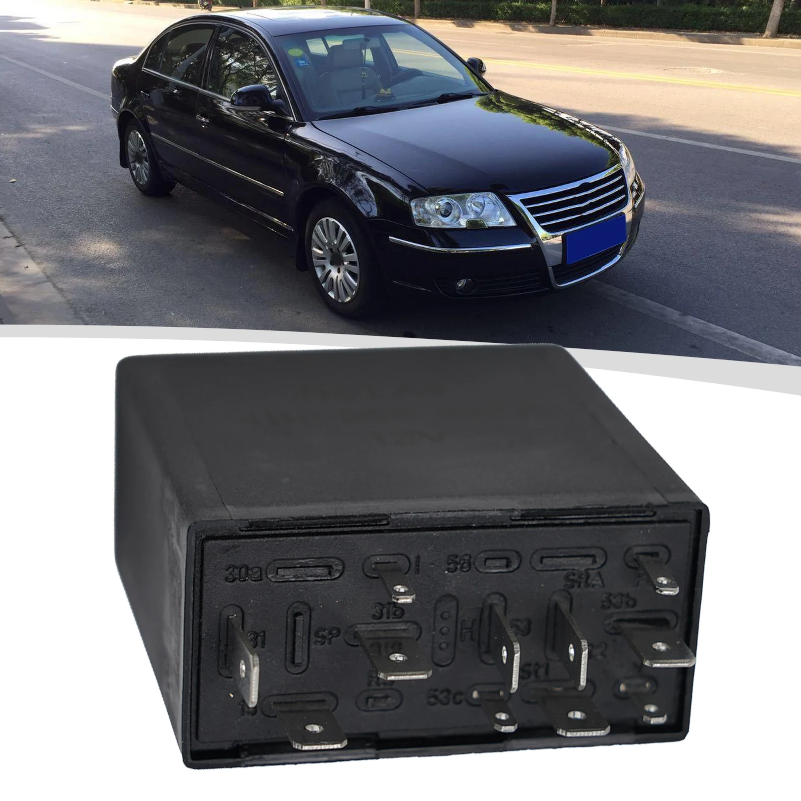 Black Intelligent Delay Wiper Motor Control Relay Wiper Relay 11 Pin Intermittent Delay Wiper Motor Control Relay