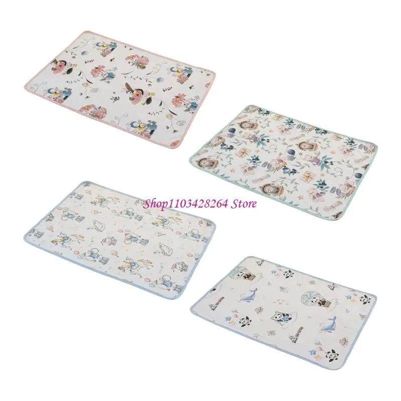 

Breathable Leakproof Baby Diaper Pad Portable Infant Diaper Changer Mat for Toddler Bed Crib & Bath Time Use