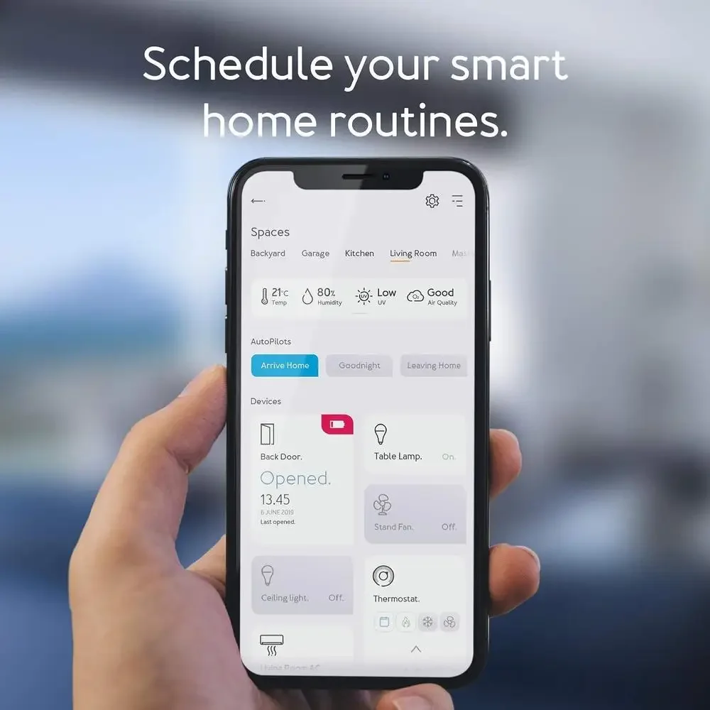 Z-Wave Plus Smart Switch Soket Kontrol Nirkabel Otomatisasi Rumah Pengukur Energi Perlindungan Lonjakan Arus 16A Smart Plug Gen7 Seri 700