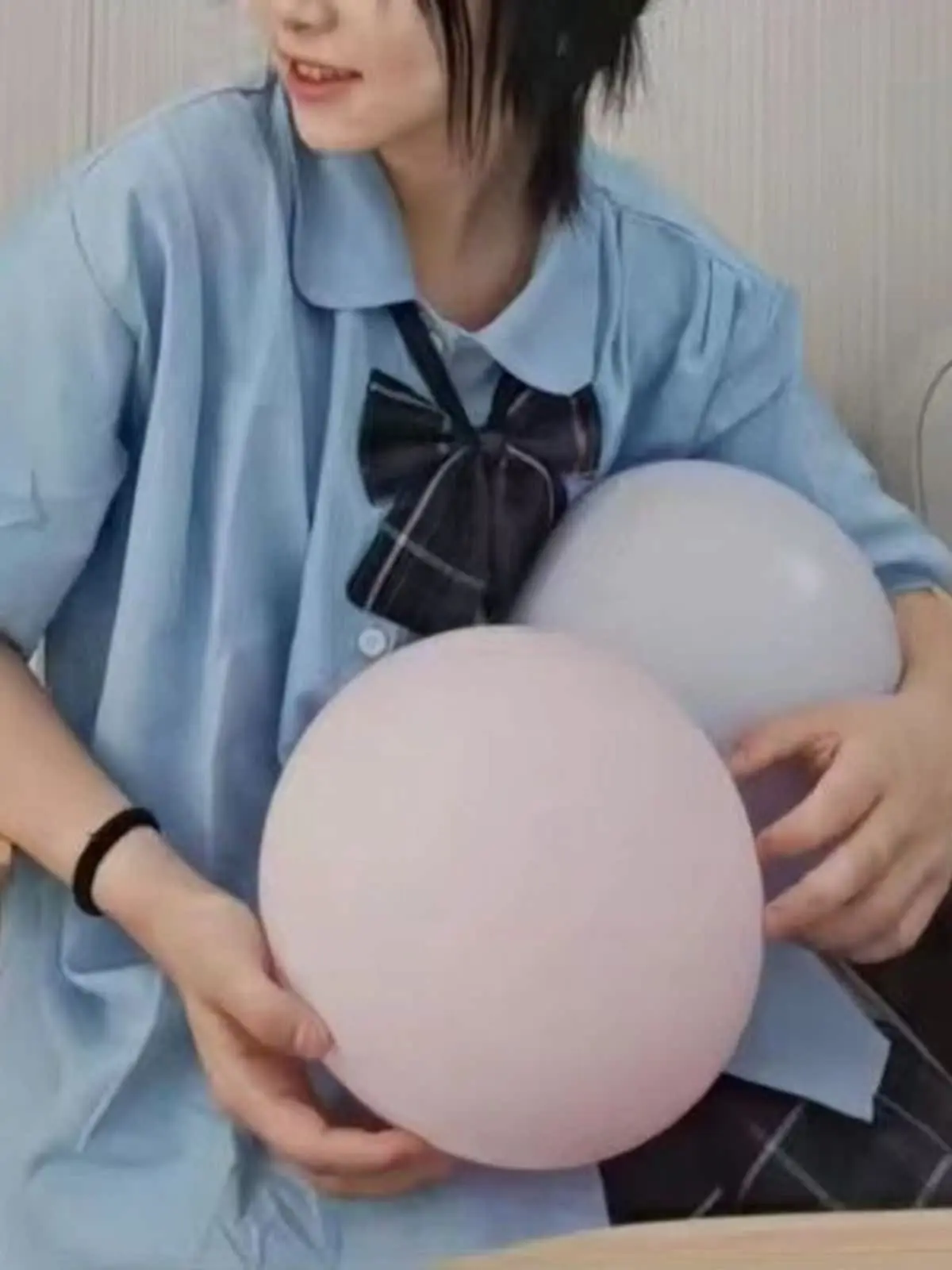 

Loose Short Sleeve Doll Collar JK Shirt Women's Korean Style Basic Design Top Korean College Style Pure Color Versatile Shirt