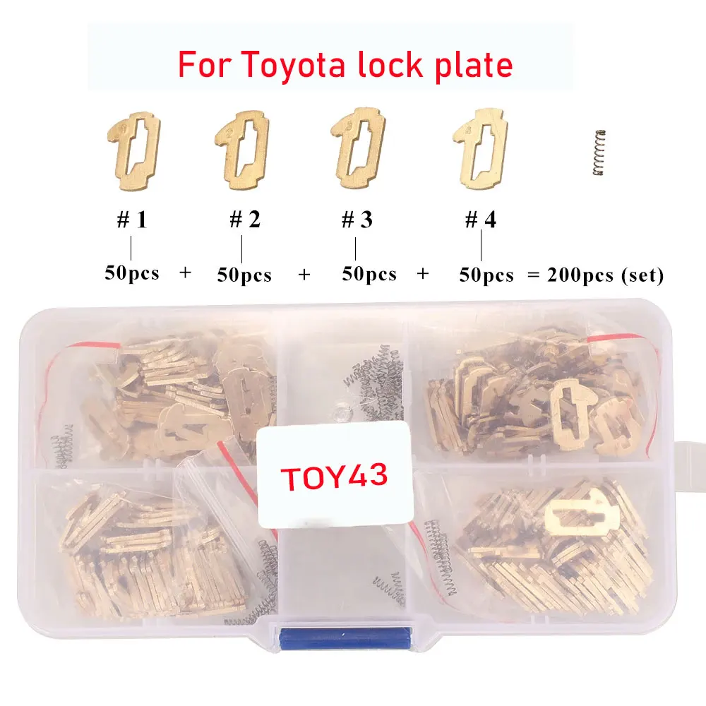 Car Lock Reed Plate TOY43/TOY40 /TOY48 Lock Plate for Toyota Toyota Camry/Corolla for Subaru Car Key Lock Repair Kit Accessories