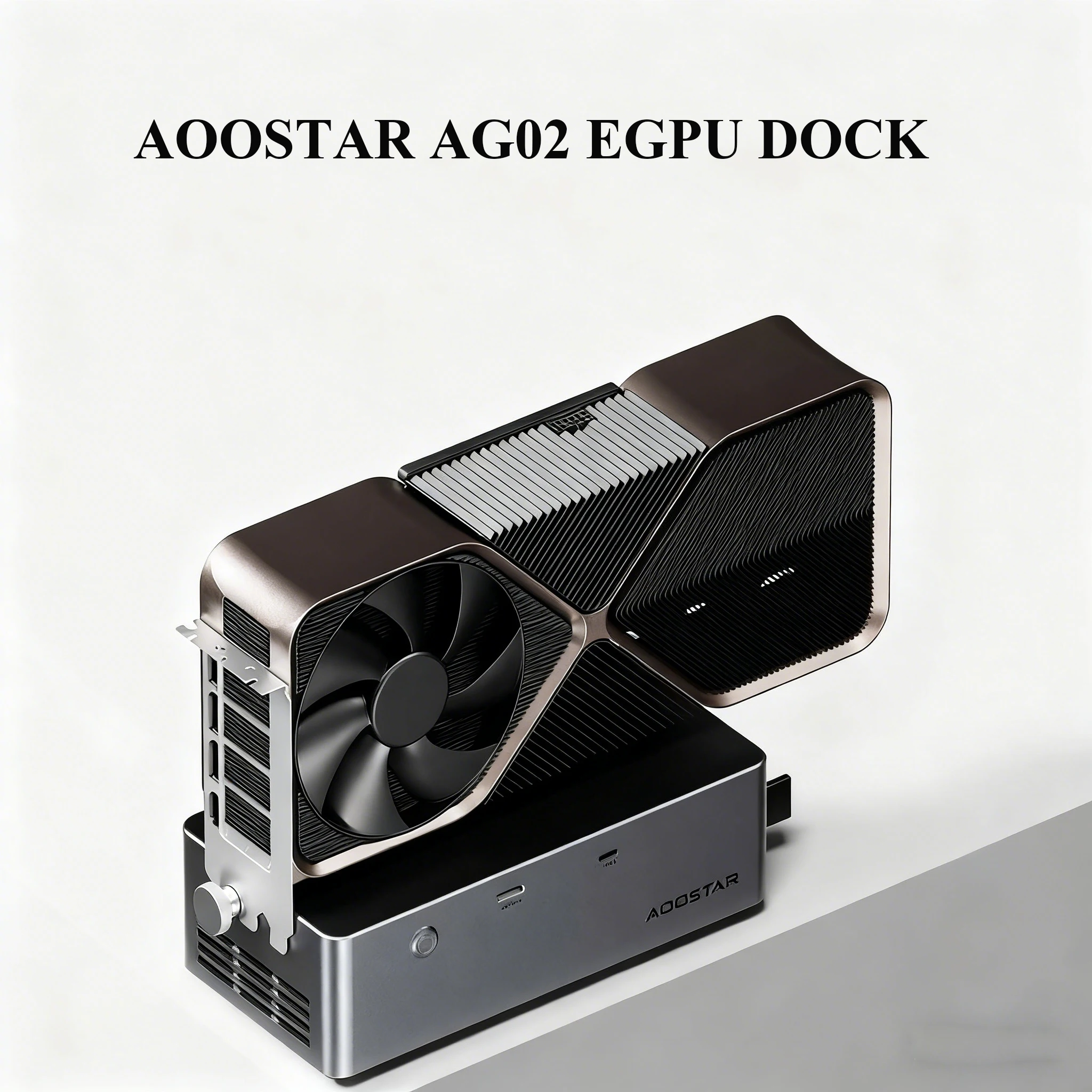 

AOOSTAR AG02 EGPU Dock with OCulink USB4 Port External GPU Enclosure for RTX 4090/4080 Compatible with Laptop/Mini PC/Desktop