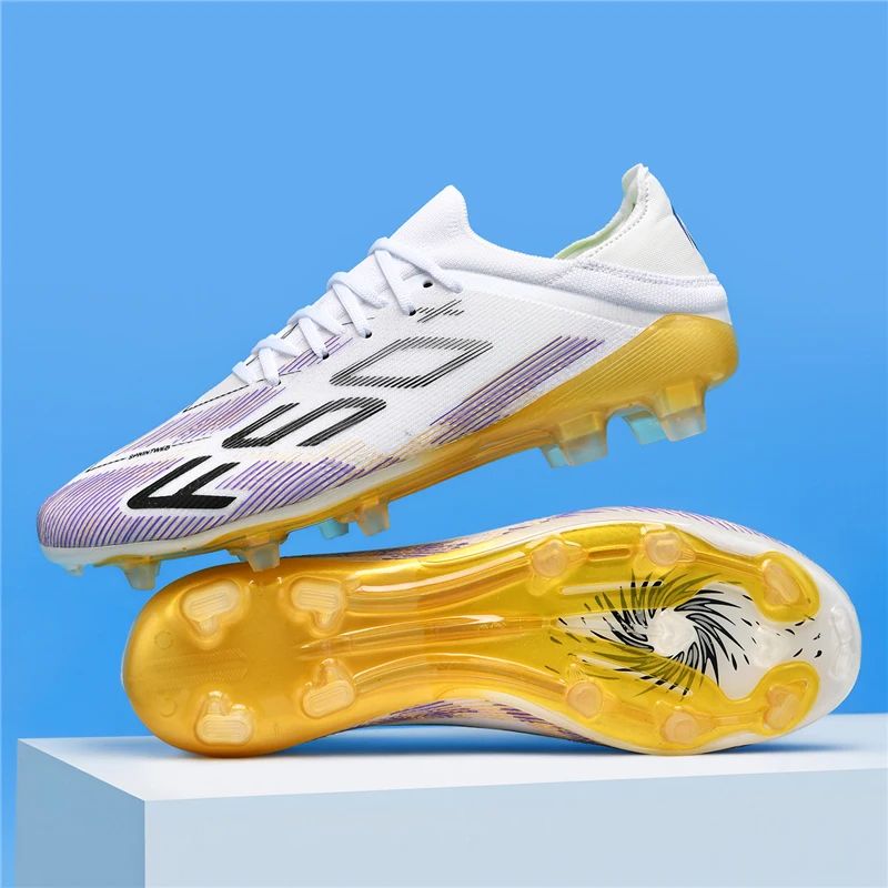 

T38 High Quality Mens Soccer Shoes Non-slip TF/FG Training Football Sneakers Boys Youth Turf Soccer Cleats Chuteira Campo 35-45