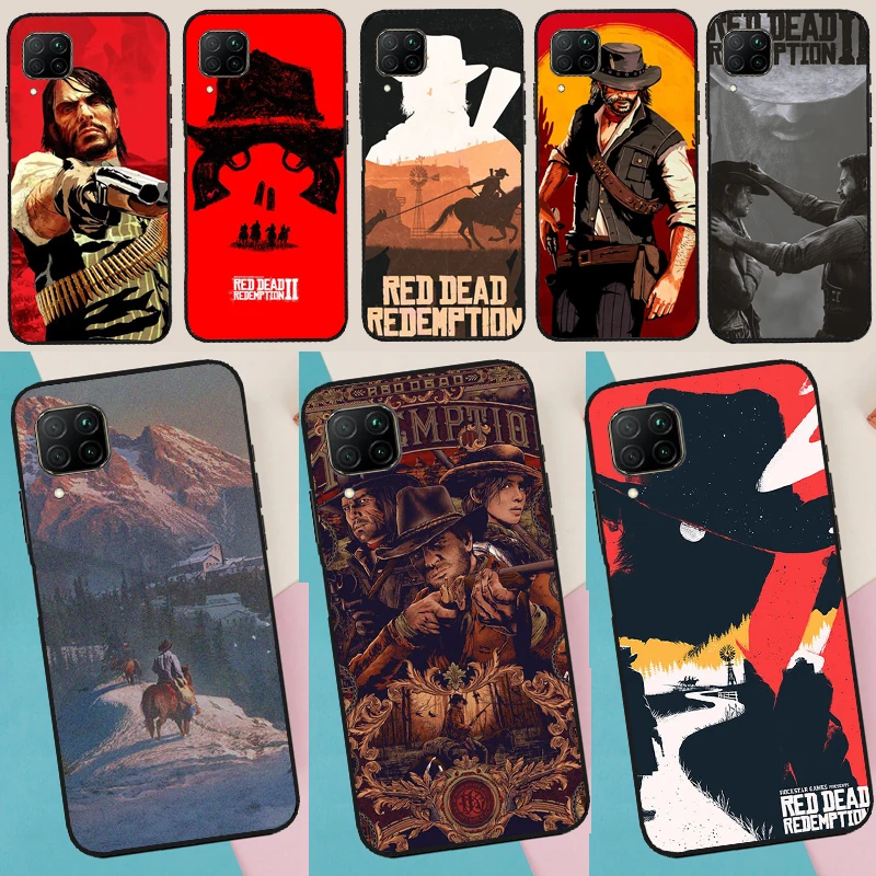 Чехол Red Dead Redemption 2 для Huawei P40 P20 P30 Lite P60 Pro Nova 12i 12s 11i 10 9 SE 5T Y91 Y90 Y60 Y70 Y72 Y61