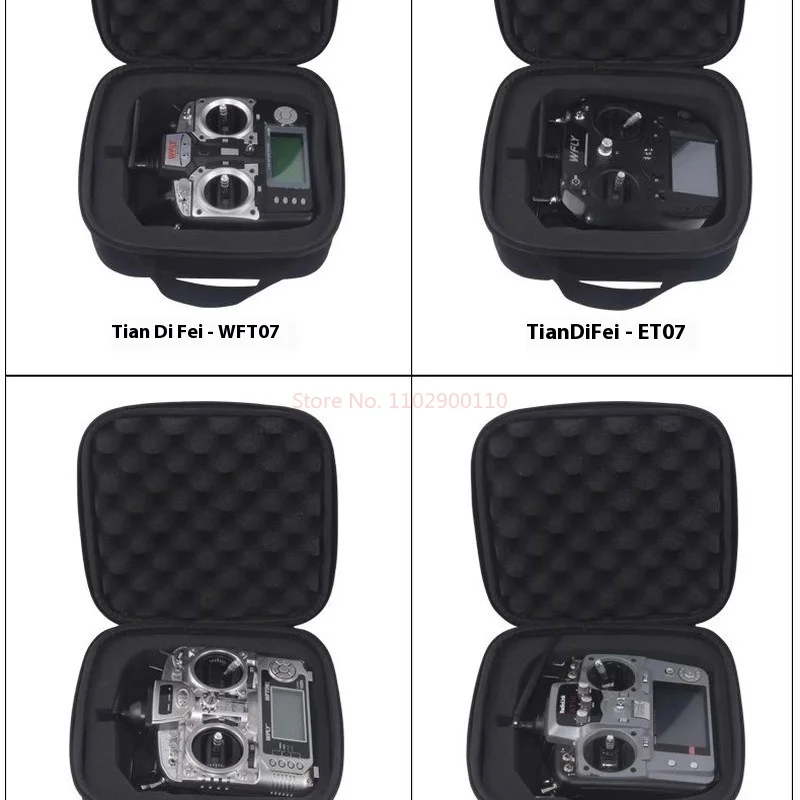 

Универсальный чехол-кейс для хранения пультов управления и аксессуаров для радиоуправляемых моделей самолетов Futaba