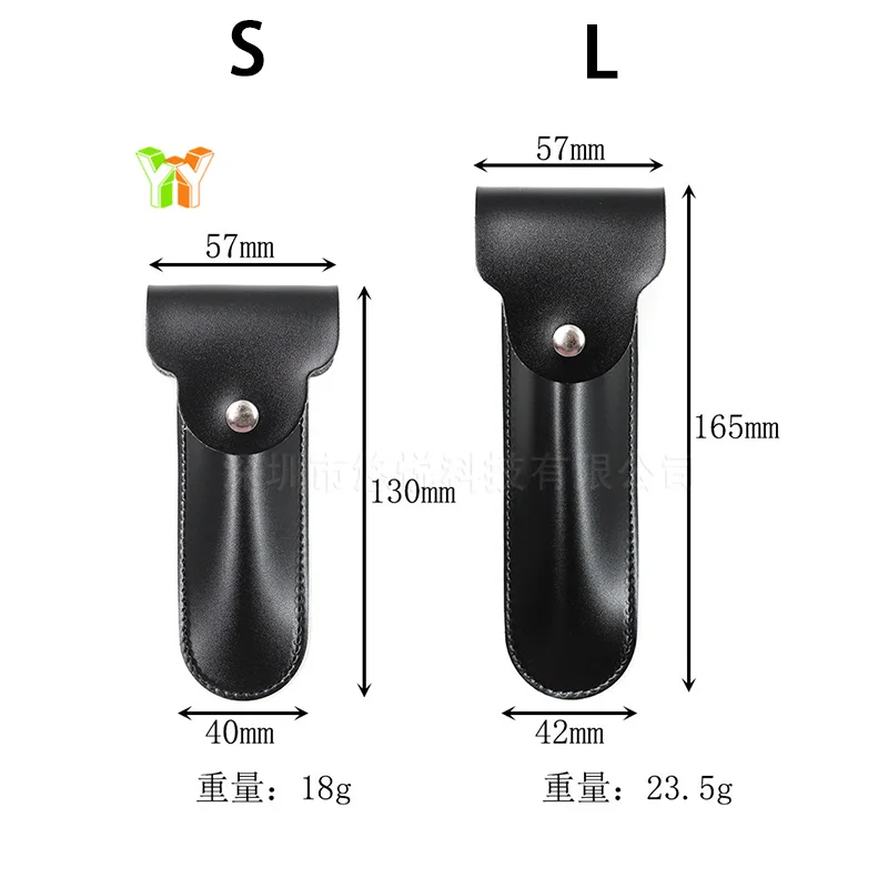 حافظة جلدية لشفرات الحلاقة اليدوية، ملحقات أداة تشذيب اللحية للسفر، حقيبة صغيرة لإصلاح اللحية، حقيبة تخزين جلدية محمولة #6