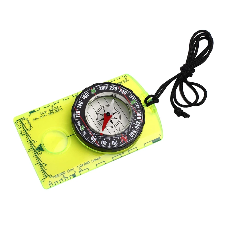 Waterproof Compass Outdoor Gadget Navigation Hiking Compass Camping Orienteering Backpacking Map Reading Compass For Scout Kids