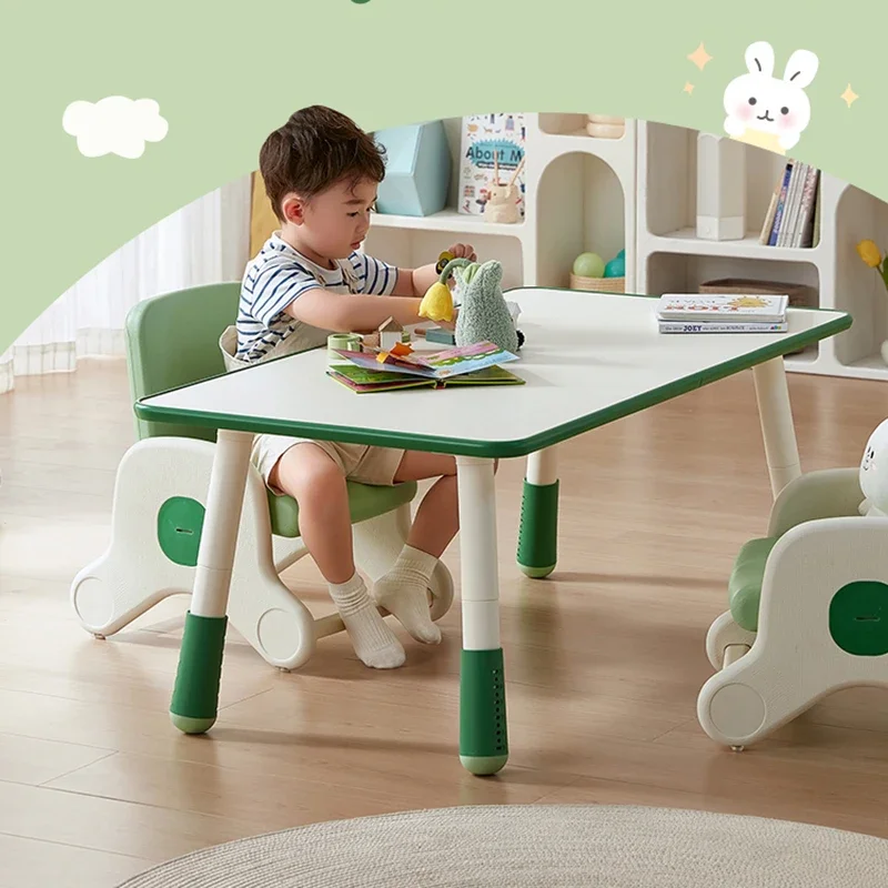 Desk Chairs Kindergarten Kids Study Table Chair Set Height Adjustable Child Bedside Children Children's Preschool Furniture Baby