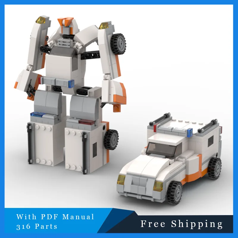 

Знаменитый персонаж фильма-трансформер, меха, автомобиль, строительные блоки, сделай сам, сборка кирпичей, образовательные креативные игрушки, подарки для детей