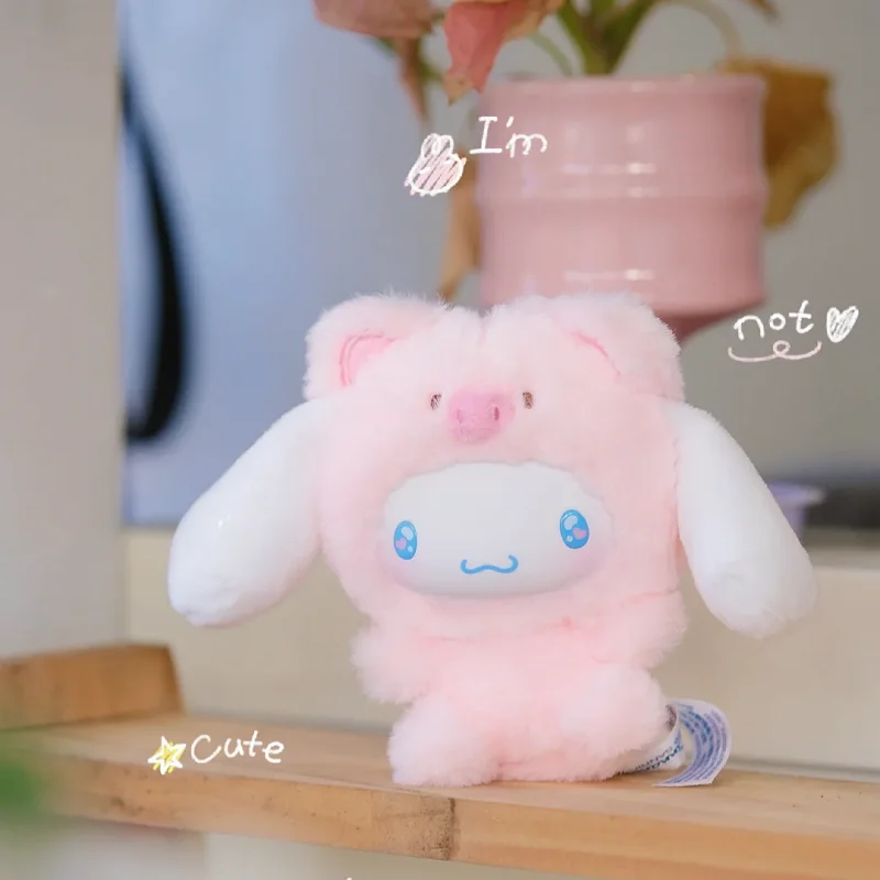 Original Cinnamoroll Animal Party Serie Plüsch-Vinyl-Blindbox-Puppe, Sammlerstück, Raumdekoration, Coole Figuren