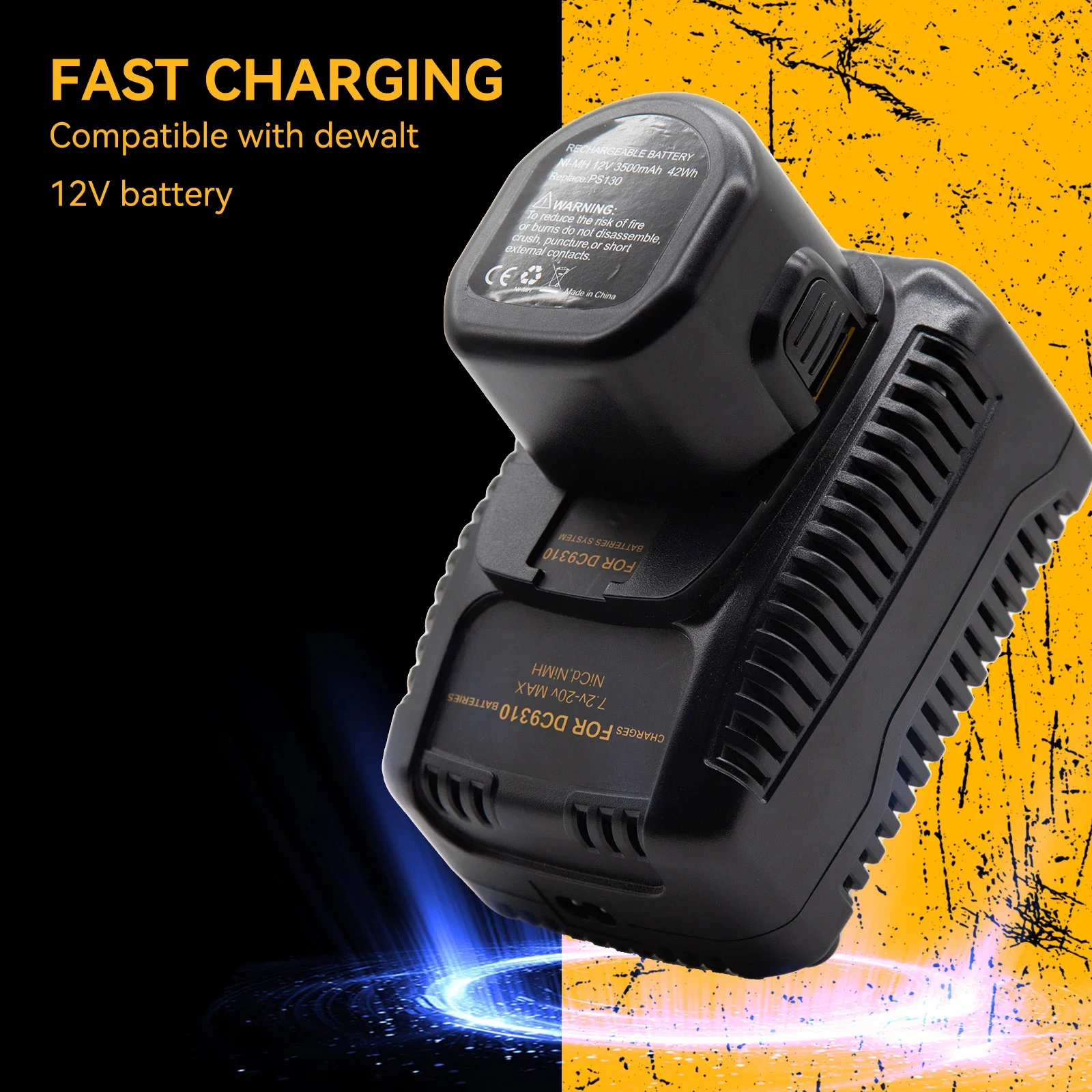 Для Dewalt 12 В 4000 мАч NI-MH аккумулятор для электроинструмента для DW9072 DW9071 DC9071 DE9037 DE9071 DE9072 DE9074 DE9075 152250 -27