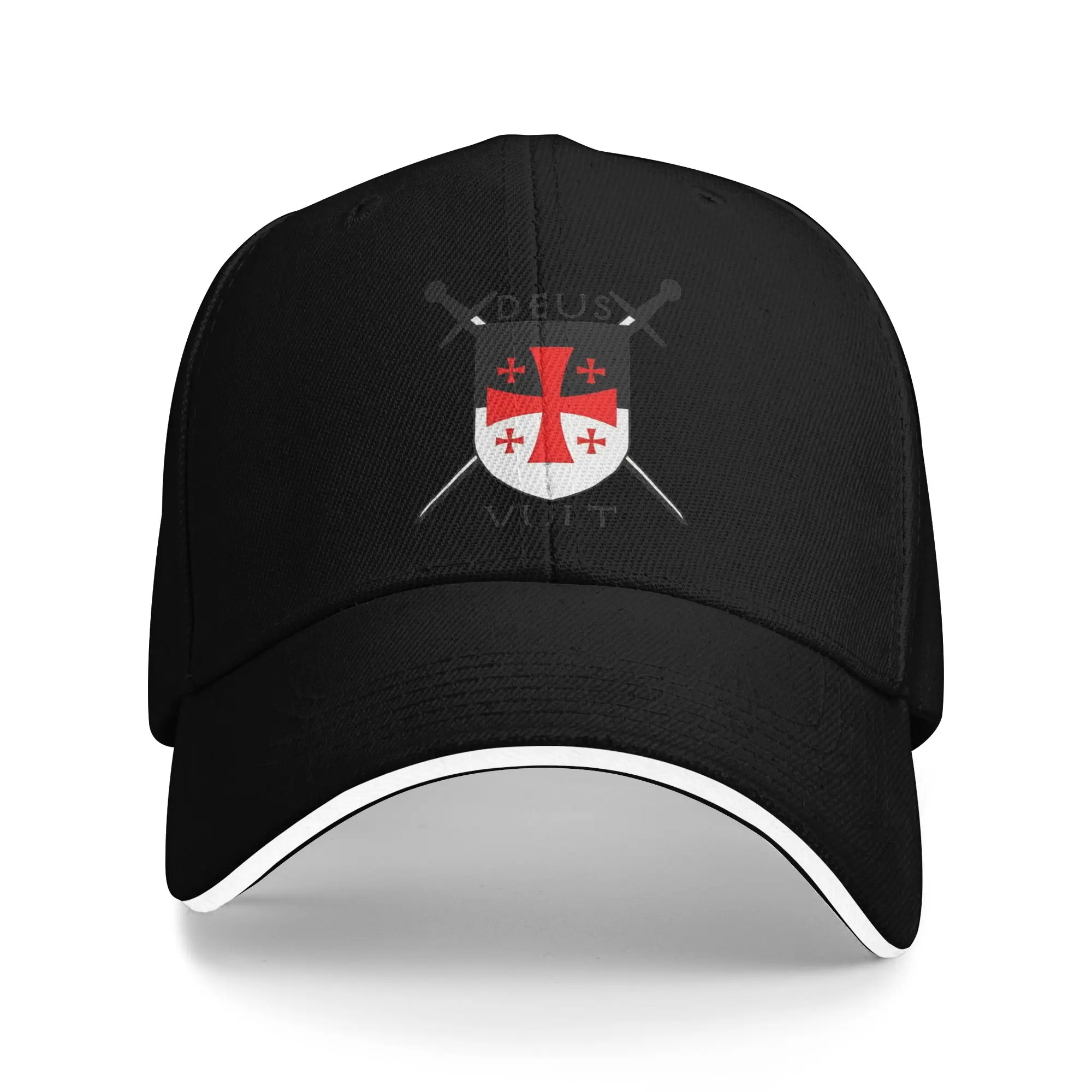 Knight Jerusalem Cross  Casual Baseball Cap  Running Hippie Hip Hop Hats Summer Sun Visor Men Women Stylish Baseball Caps