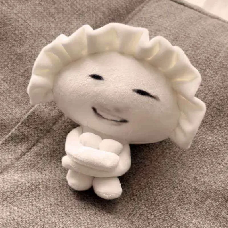 Lustiger Plüsch-Dumpling-Anhänger im JP-Stil von Meme Sakuya Gyozakura für Rucksack, Schlüsselanhänger, Deko, hängendes Ornament, Geschenke für Freunde – Detail 2