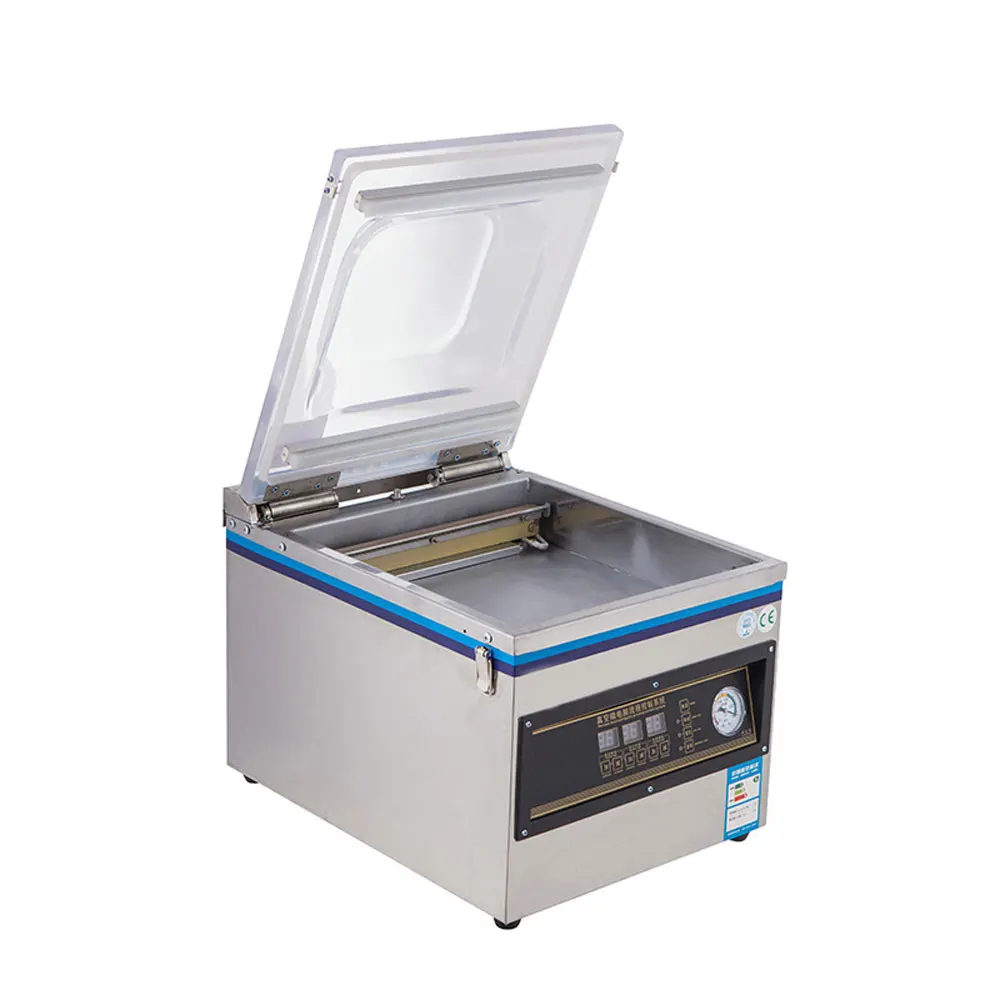 Commercial Wet and Dry Food Vacuum Sealer Automatic Vacuum Packaging Sealer Dual-purpose Fresh-keeping Plastic Sealing Machine