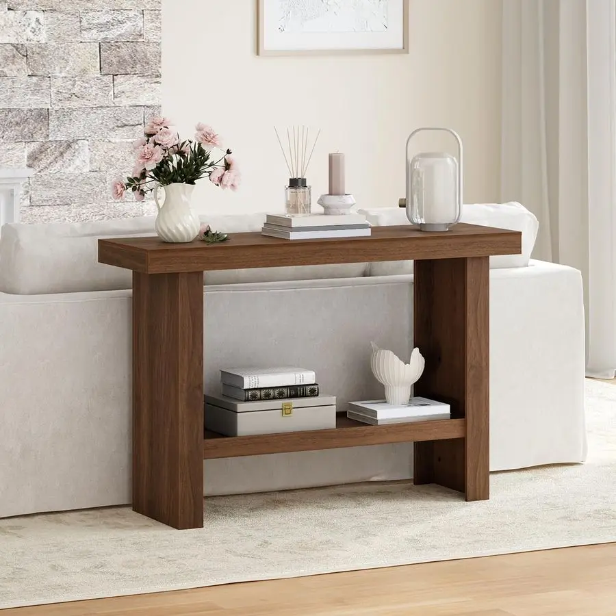 

Console Table, 39.4 Entryway Table for Hallway, Narrow Sofa Table Behind The Couch, Modern Foyer Tables for Entrance, Living Ro