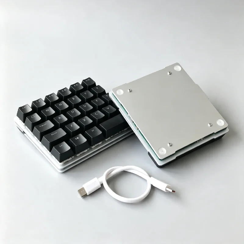 X.tip Planck50 Wired Split Mechanical Keyboard Kit Aluminum Bottom Qmk/vial Layout 5x5 All 1u Orthogonal Keyboard Programming