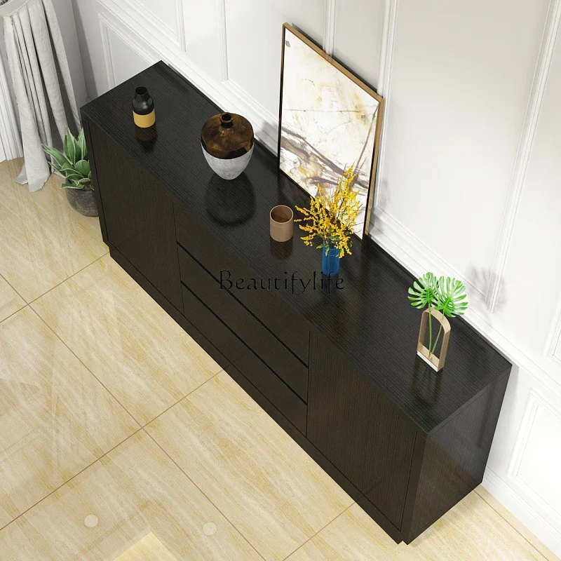 

XX39Nordic modern simple solid wood side cabinet