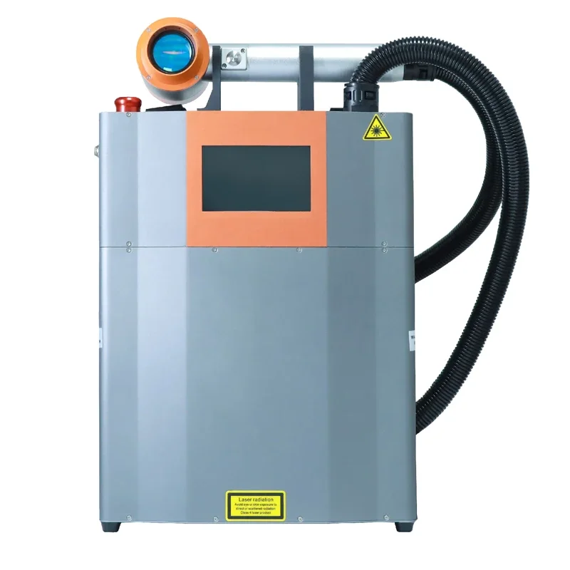 Portable 50W 100W 200W Backpack Easy to Operate  Rust Remover Paint Graffiti Pulse  Cleaner Machine