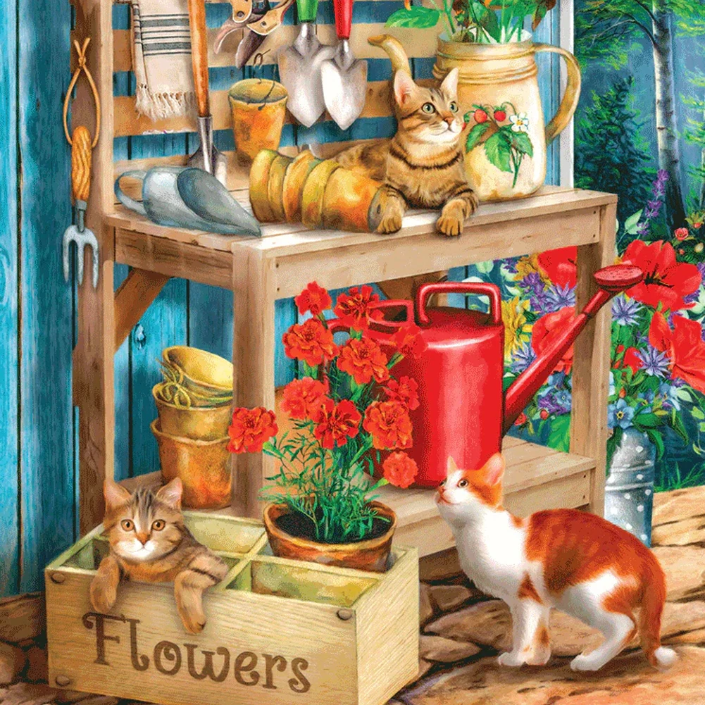 3D-Puzzle Holz katze im Spiel Puzzle für Festival Geschenke Holz puzzles Brettspiel Holz Tier pädagogische Puzzle Spielzeug für Kinder