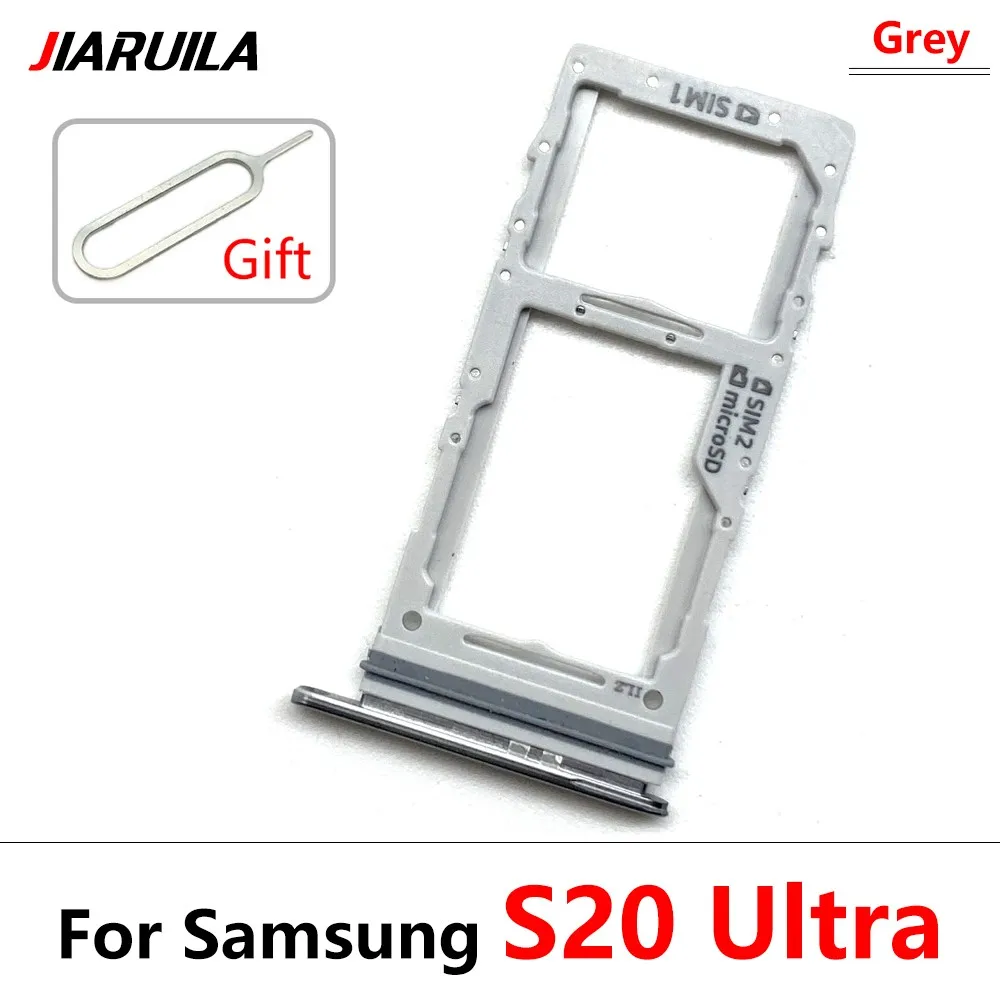 Mikro Nano SIM kart tutucu tepsi yuvası tutucu adaptörü soket için Samsung S20 FE S20 FE S20 Ultra S20 artı S20