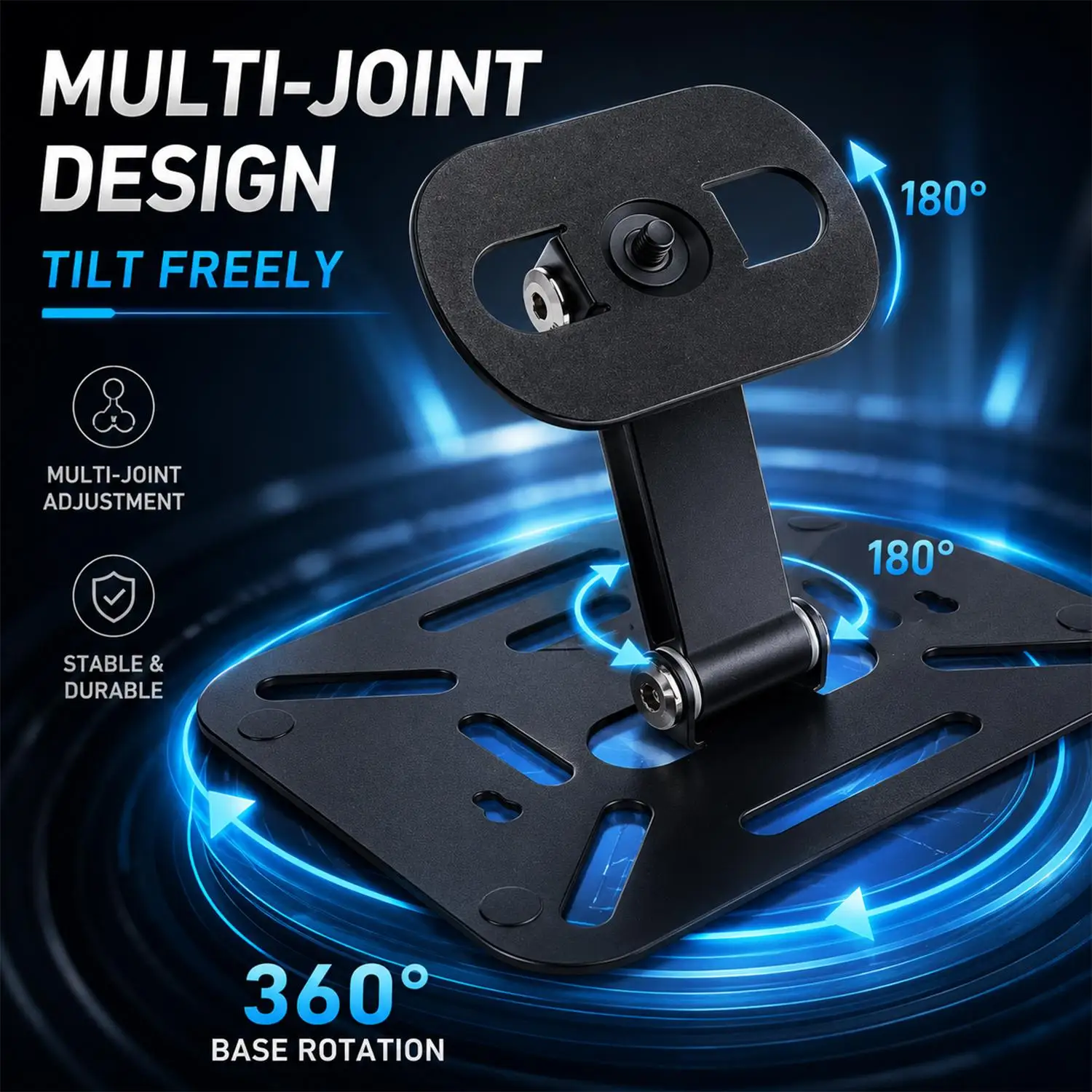 360 Degree Rotatable Wall Mount Projector Brackets Multifunction Surveillance Projectors Wifi Router Organizer Holder Stand