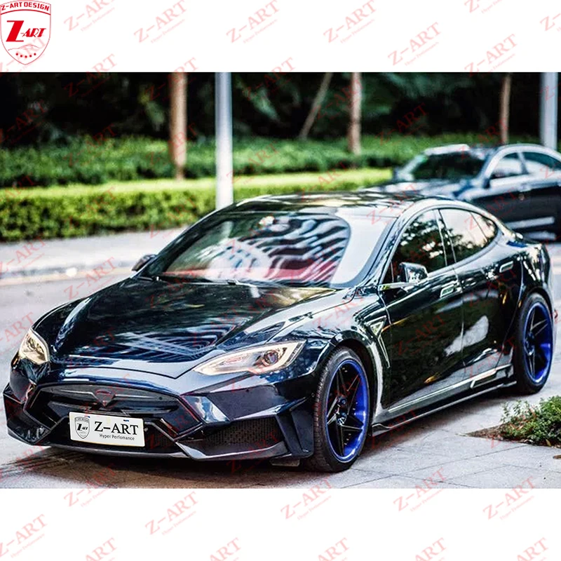 Z-ART For Model S Retrofit Body Kit for Tesla Model S 2013-2015 Tuning Body Kit for Tesla Model S Aerodynamic Body Kit