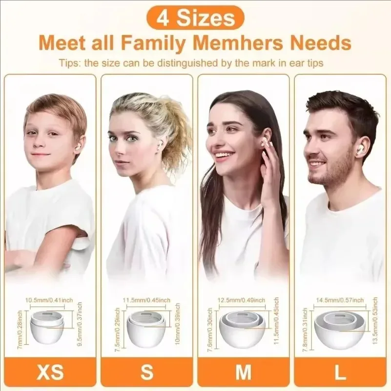 2-20Pcs Silicone Eartips Earplugs for Apple AirPods Pro 1st 2nd Generation Replacement Silicone Earbuds for AirPods Pro 1 2