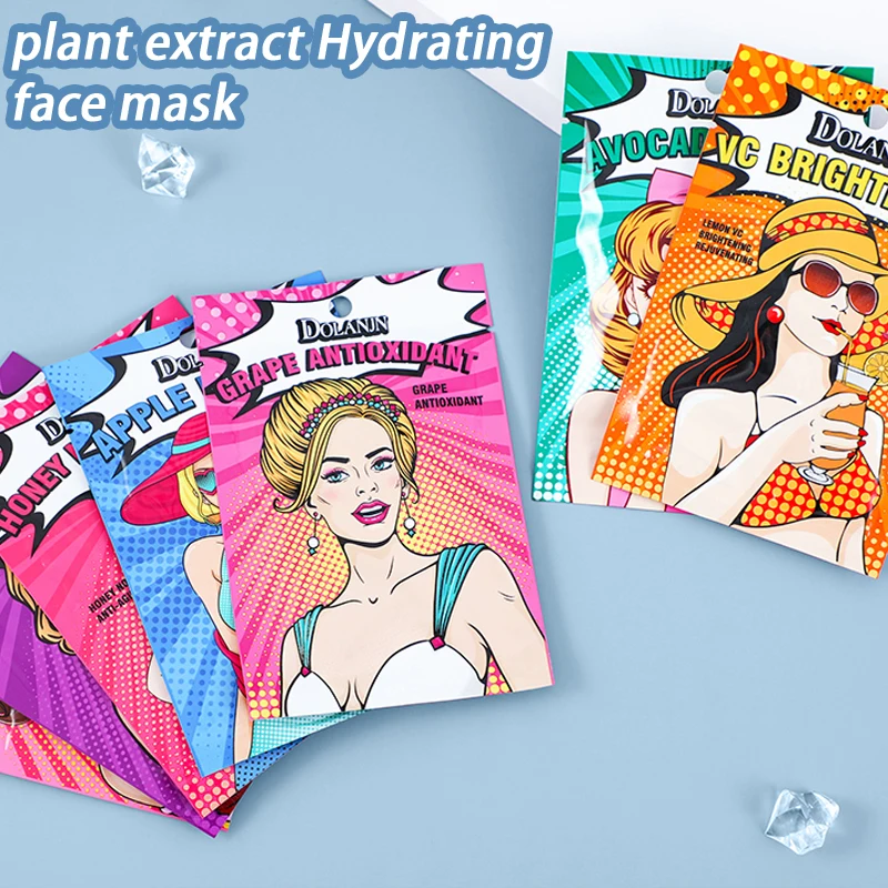 

1/5/10/20Pcs DOLANJN Jasmine Rejuvenating Facial Mask Face Moisturizing Brightening Repair Hydrating Skin Care