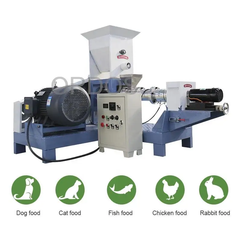 Commercial Automatic Core Filling Pellet Dry Dog Food Extruder Making Machine Manufacturing Trade