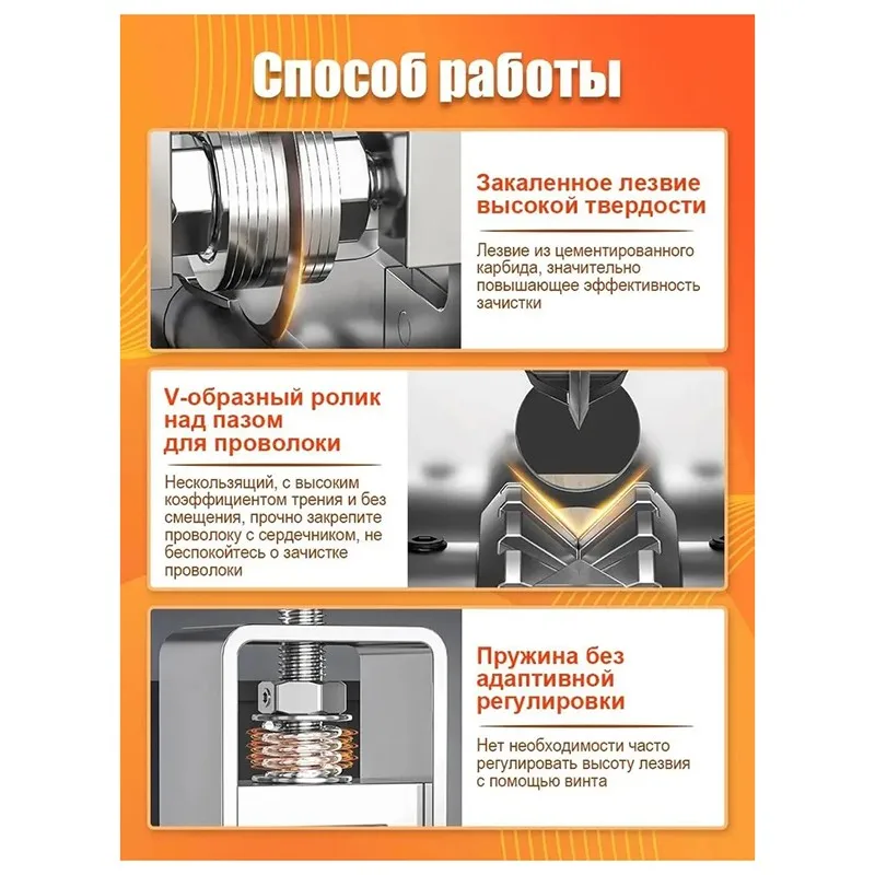 

AWAH For Efficient For Wire Insulation Removal Wire Stripper Tool Ergonomic Design Ideal For Professionals And DIY With 1 Blade