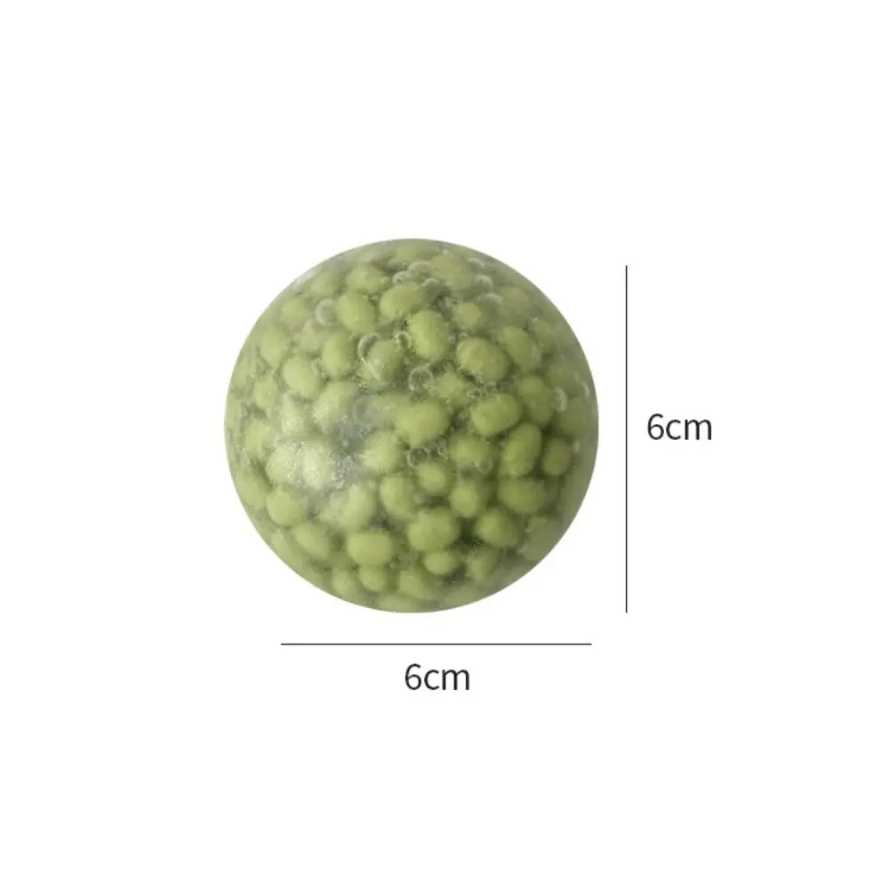 Feijão vermelho bonito lento subindo pérola pegajosa super macio elástico lento rebote pérolas brinquedo colorido simulação pérolas espremer brinquedo crianças