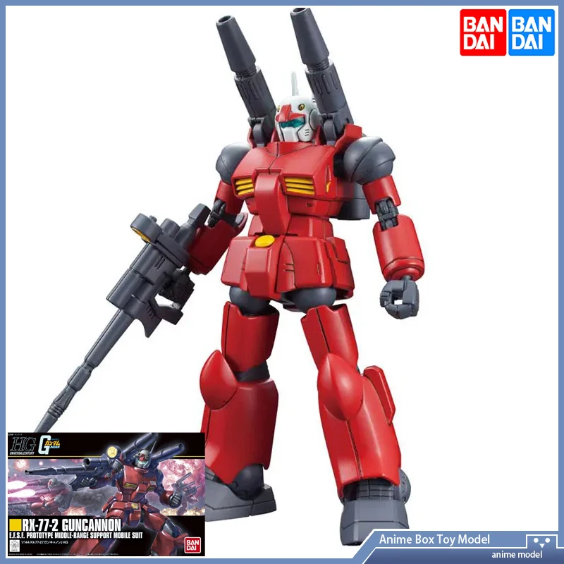 

Gundam BANDAI HG 1/144 HGUC 190 Guncannon RX-77-2 Assembly Action Mech Original Product