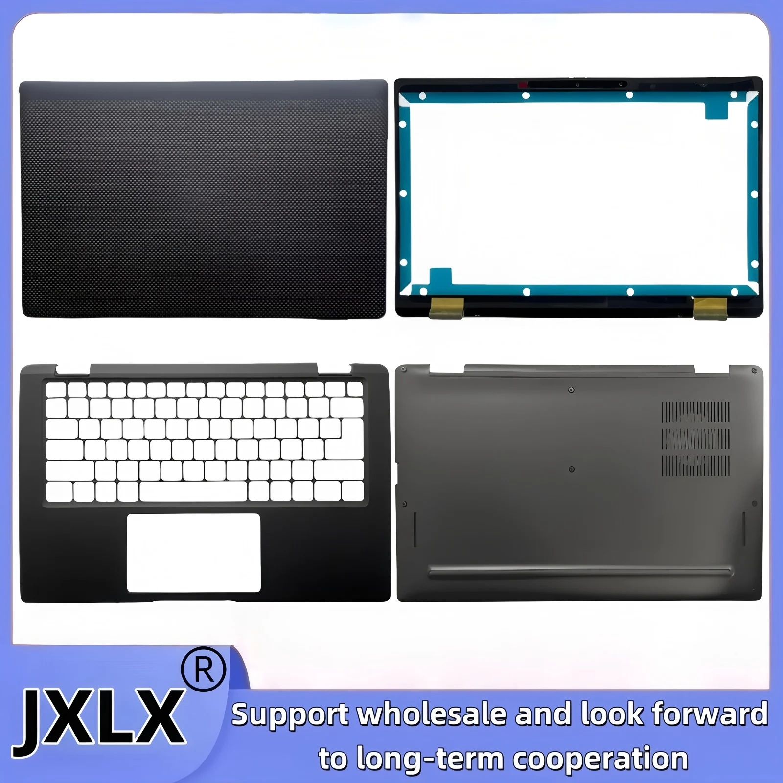 JXLX® New for Dell Latitude 7420 E7420 Laptop LCD Back Cover Top Case/LCD Front Bezel cover/Palmrest Cover/Bottom Base Cover