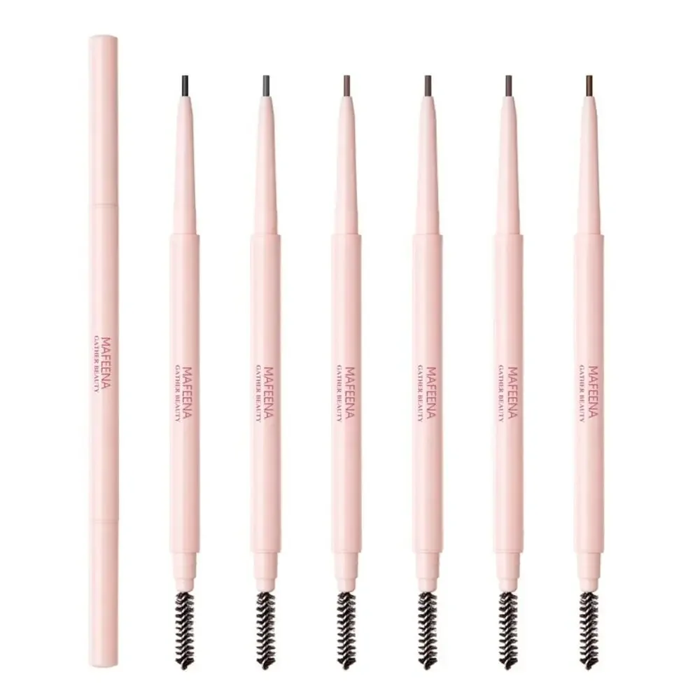 Nuovo matita per sopracciglia a doppia estremità da 1,5 mm Ultra fine portatile Definizione per sopracciglia fini Shaper 2 in 1 Matita per sopracciglia per trucco per principianti